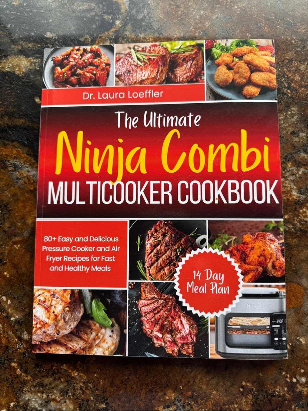 Ninja Multicooker Cookbook - Red and Yellow Cover